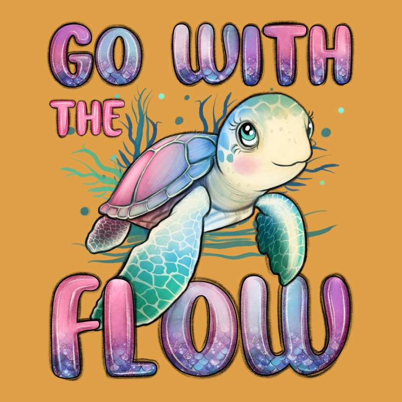 Go With Flow Turtle Premium Hoodie by MaliasSmallBusiness | Teevron