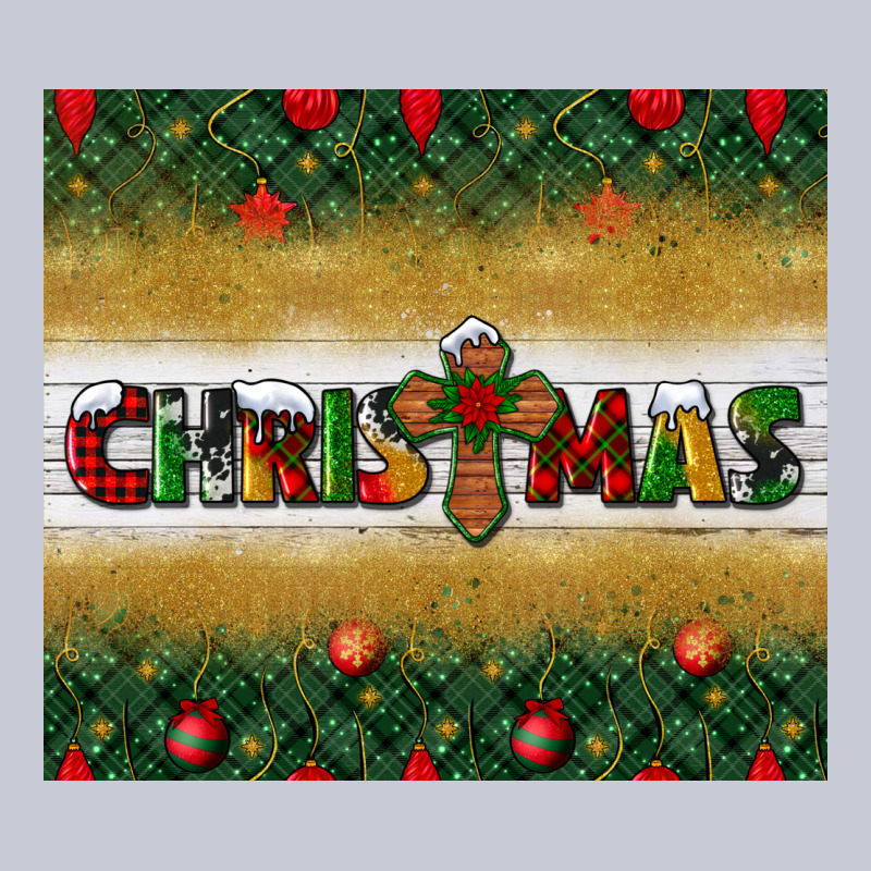 Christmas With Cross Heavyweight Hoodie by BundleAndBundleShop | Teevron