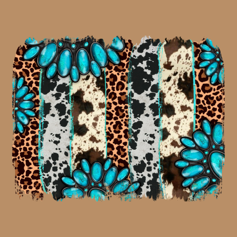 Gemstone Leopard Cowhide Brushstroke Vintage Hoodie by AdoDesignShop | Teevron