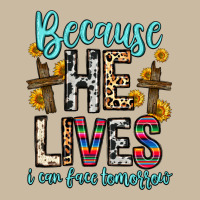 Because He Lives I Can Face Tomorrow Long Sleeve Tee | Teevron