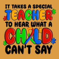 It Takes A Special Teacher To Hear What A Child Ca Urban Heavy Tee | Teevron