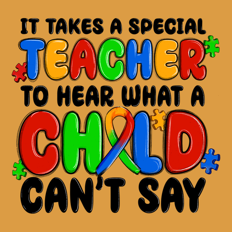 It Takes A Special Teacher To Hear What A Child Ca Urban Heavy Tee by MaliasSmallBusiness | Teevron