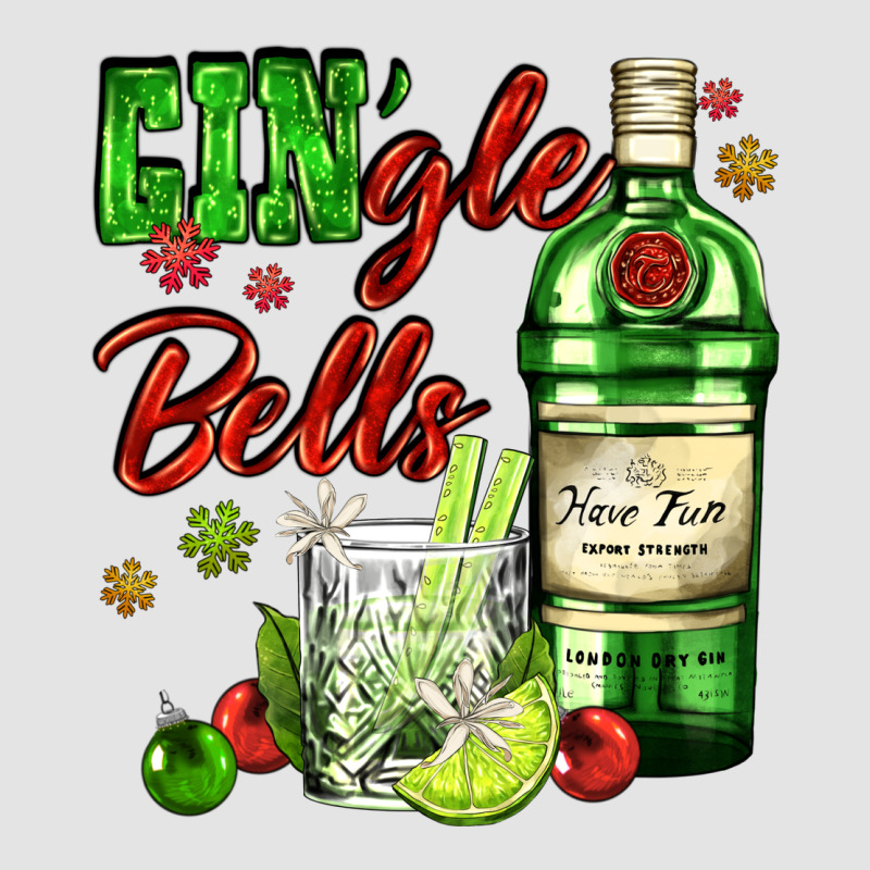 Gin`gle Bells With Bottle And Cocktail Premium Sweatshirt by AdoDesignShop | Teevron