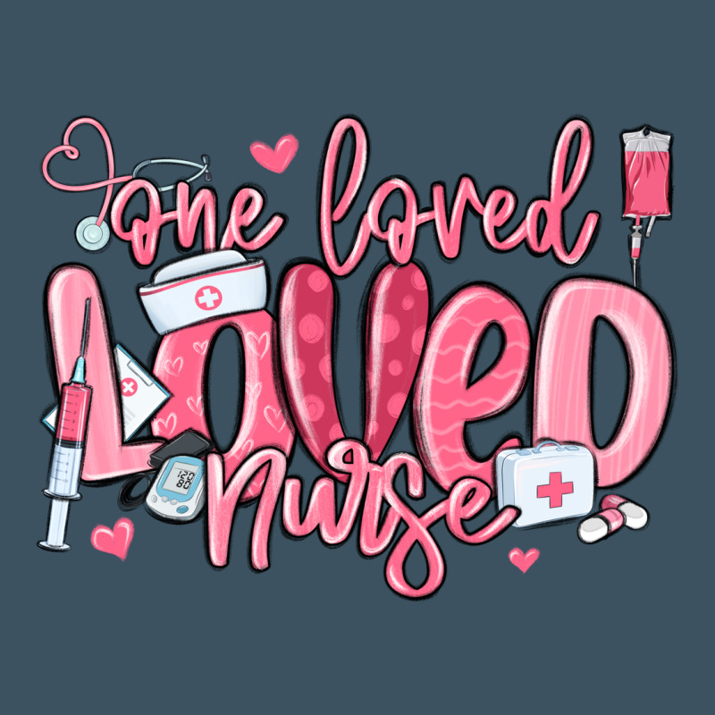 One Loved Nurse Valentine's Day Urban Heavy Tee by MaliasSmallBusiness | Teevron