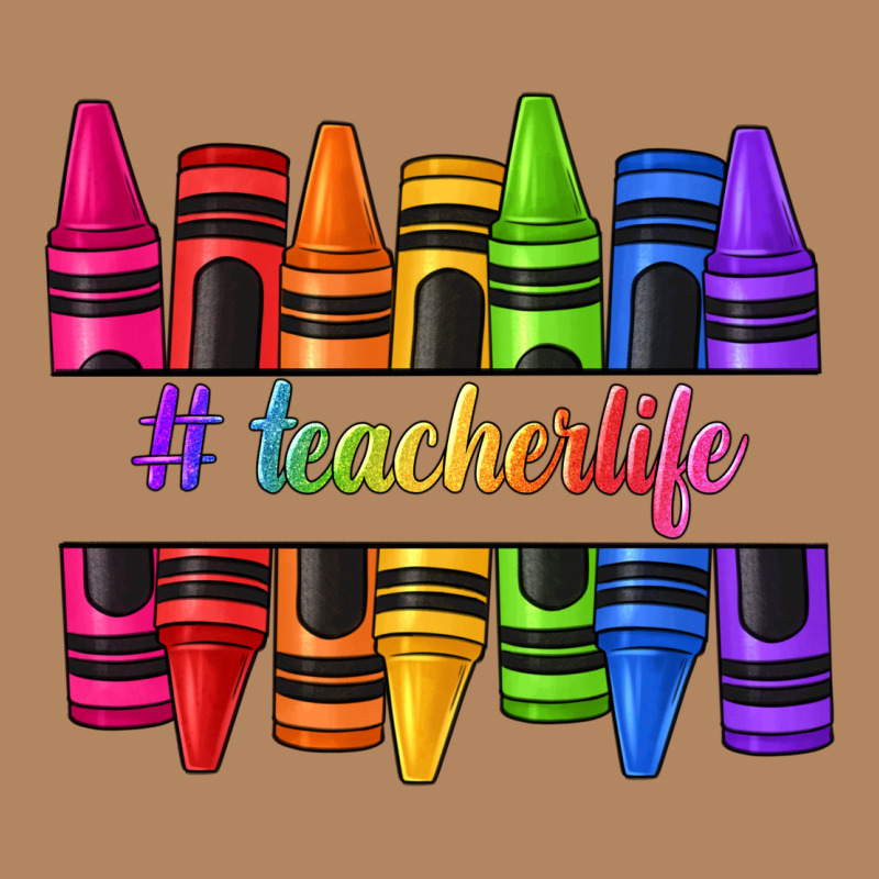 Teacher Life Crayons Long Sleeve Tee by texasbilliewilder | Teevron