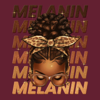 Melanin Afro Messy Bun Classic Tee | Teevron