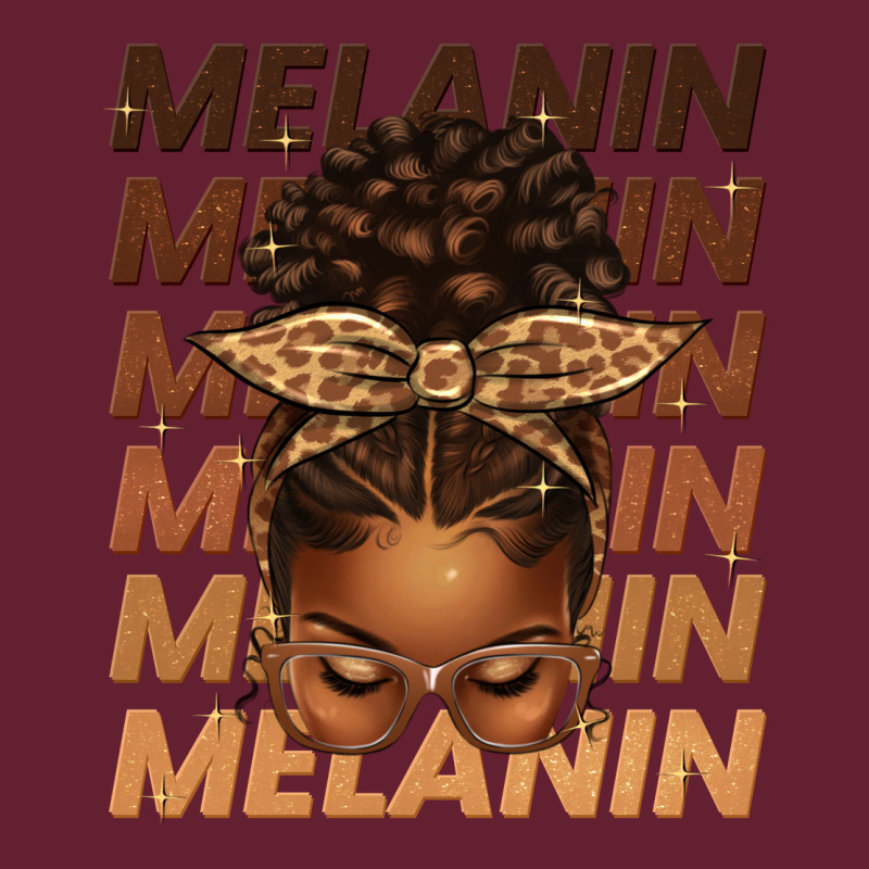 Melanin Afro Messy Bun Classic Tee by texasbilliewilder | Teevron