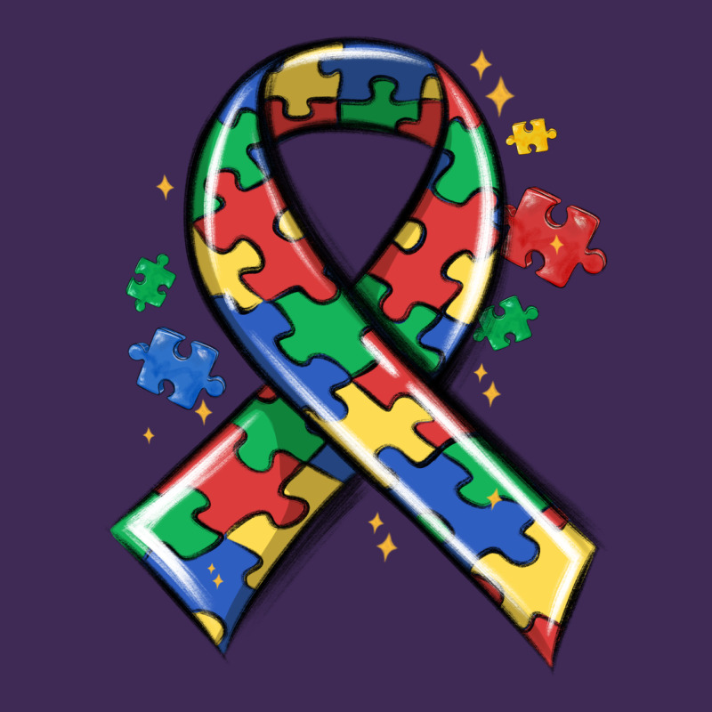 Autism Puzzle Ribbon Premium Hoodie by MaliasSmallBusiness | Teevron