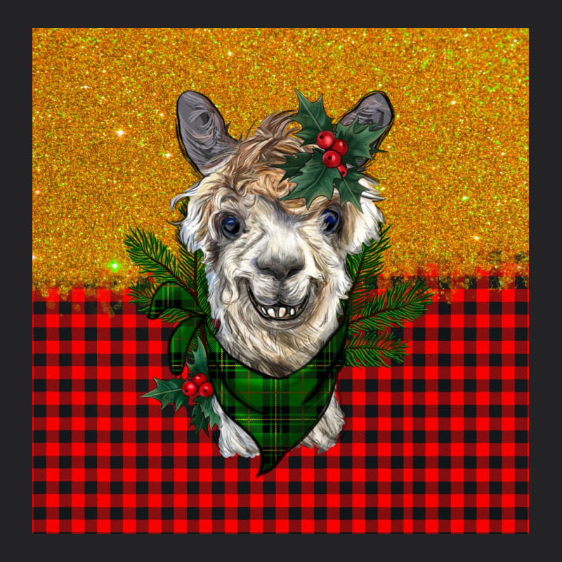 Christmas Alpacas Vintage Tee by BarkalooDesign | Teevron