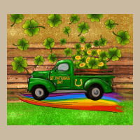 St Patricks Day Truck Shamrock With Rainbow Tumbler Long Sleeve Tee | Teevron