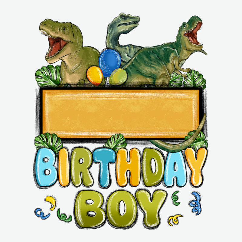 Customized Dinosaur Birthday Boy Urban Heavy Tee by MaliasSmallBusiness | Teevron