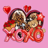 Xo Xo With Leopard And Cowhide Heart Urban Hoodie | Teevron
