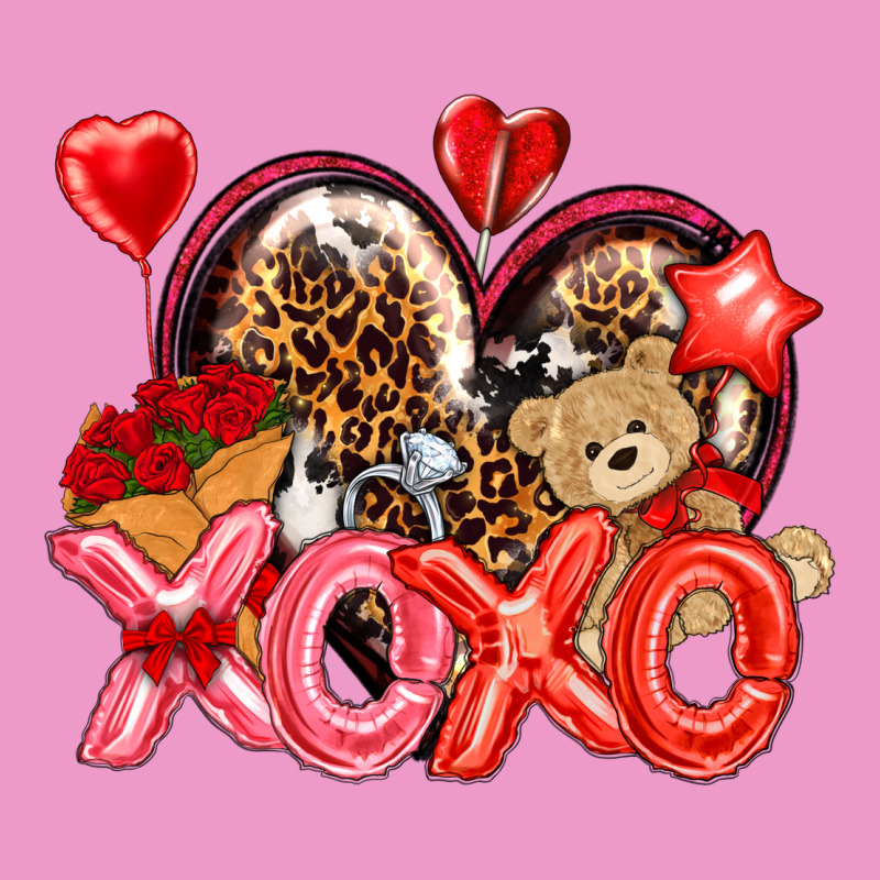Xo Xo With Leopard And Cowhide Heart Urban Hoodie by NancyCooperArtShop | Teevron