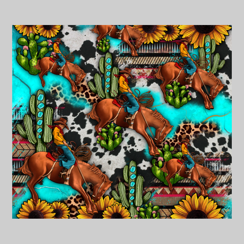 Rodeo Cowboy Tumbler Premium Sweatshirt by JahusDesignShop | Teevron