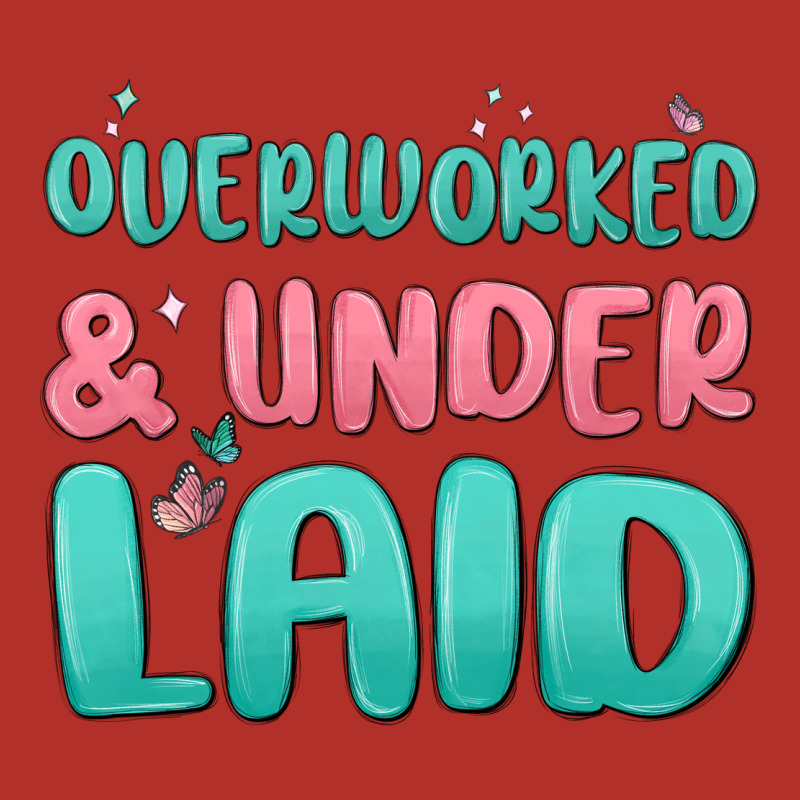 Overworked Underlaid Premium Hoodie by MaliasSmallBusiness | Teevron