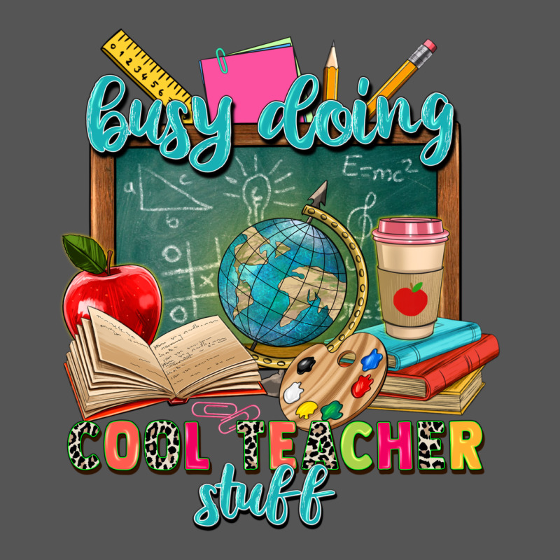 Busy Doing Cool Teacher Stuff Zipper Hoodie by Zillion Design Studio | Teevron