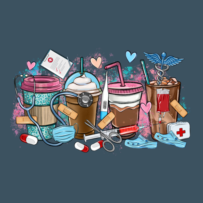 Nurse Elements Coffee Cups Urban Heavy Tee by MaliasSmallBusiness | Teevron