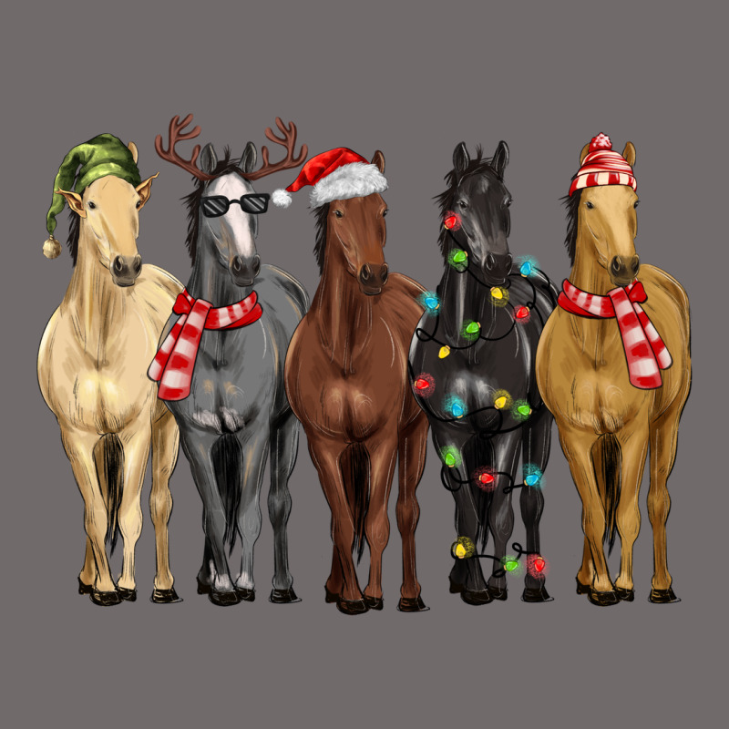 Horses With Christmas Urban Hoodie by MaliasSmallBusiness | Teevron
