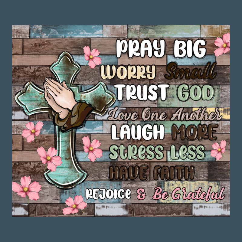 Pray Big Worry Small Trust God Urban Heavy Tee by MaliasSmallBusiness | Teevron