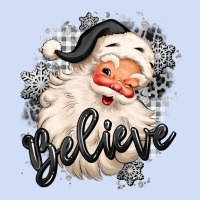 Believe Buffalo Plaid White Christmas Santa Claus Urban Hoodie | Teevron