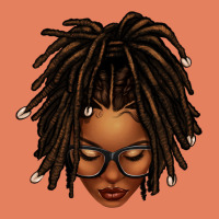 Afro Locs Messy Bun Classic Tee | Teevron