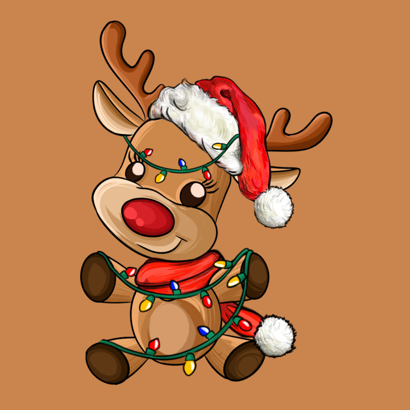 Baby Christmas Reindeer Heavyweight Hoodie by AdoDesignShop | Teevron