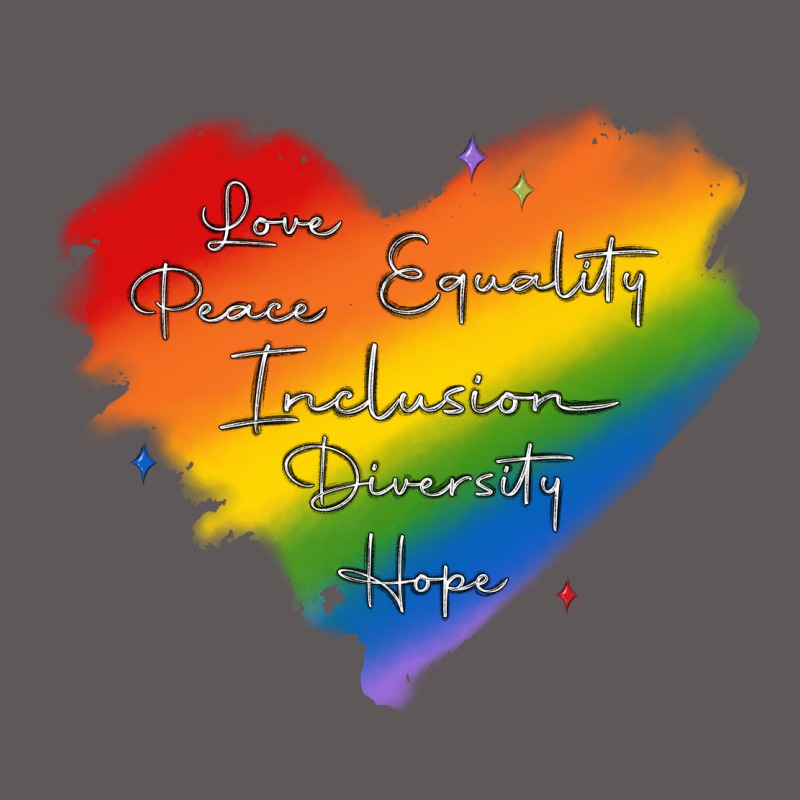 Kindness Equality Peace Love Inclusion Diversity H Premium Hoodie by MaliasSmallBusiness | Teevron