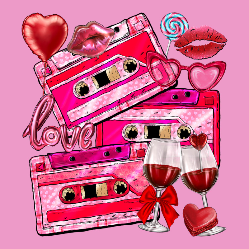 Valentines Day Cassette Urban Hoodie by NancyCooperArtShop | Teevron