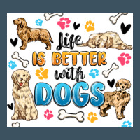 Life Is Better With Dogs Urban Heavy Tee | Teevron