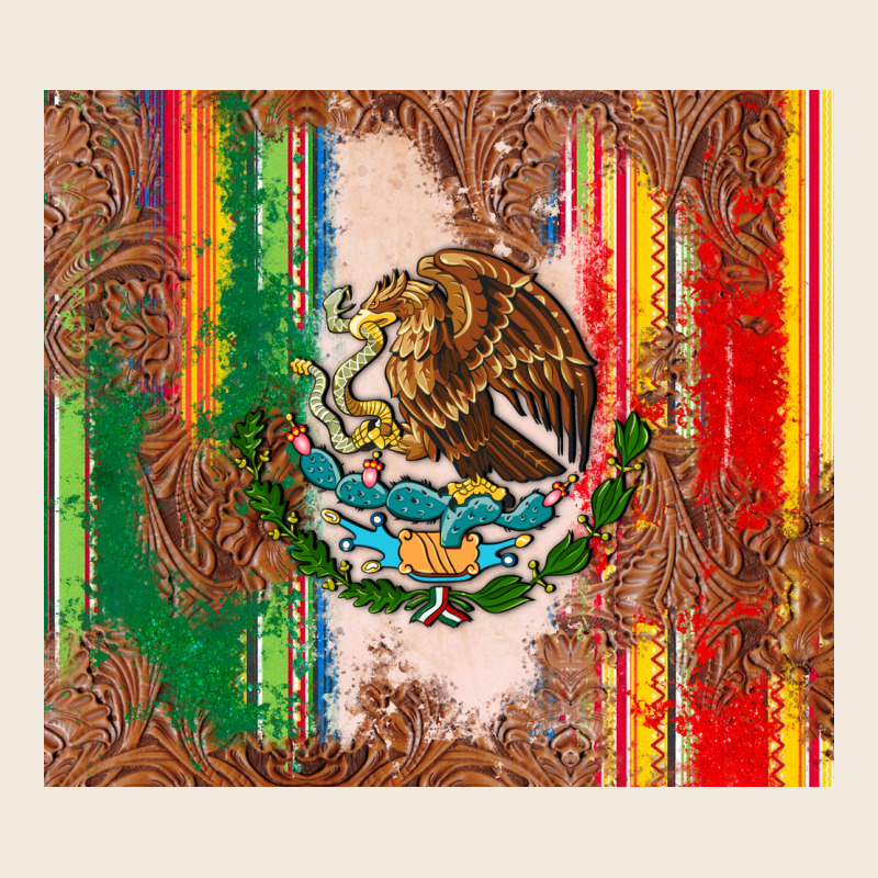 Mexican Flag Serape Zipper Hoodie by CTS Tumbler Store | Teevron