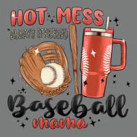 Hot Mess Always Stressed Baseball Mama Stanley Cup Premium Hoodie | Teevron