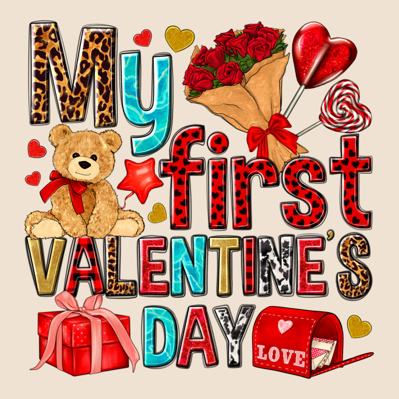 My First Valentines Day Urban Hoodie by NancyCooperArtShop | Teevron