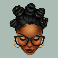 Afro Woman With Bantu Knots Classic Tee | Teevron