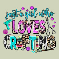 Just A Girl Who Loves Crafting Heavyweight Hoodie | Teevron