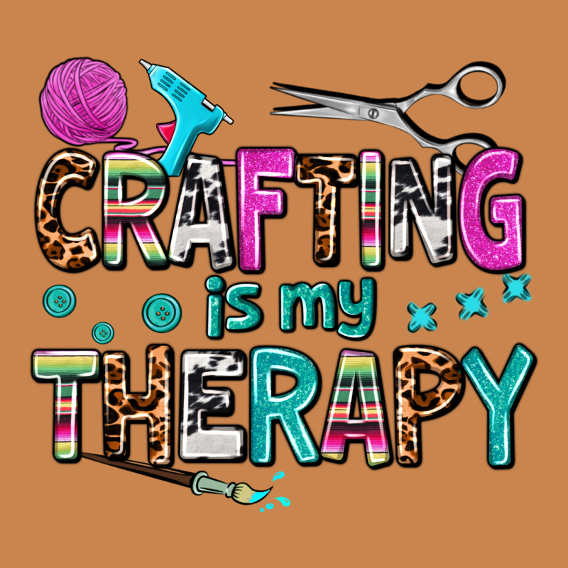 Crafting Is My Therapy Heavyweight Hoodie by AdoDesignShop | Teevron