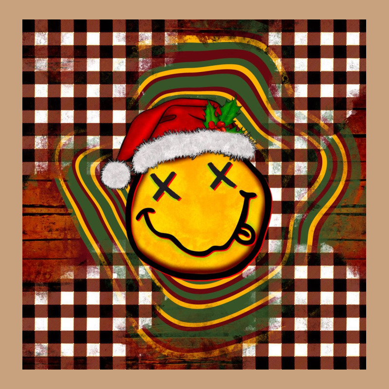 Christmas Smiley Face Vintage Tee by BarkalooDesign | Teevron