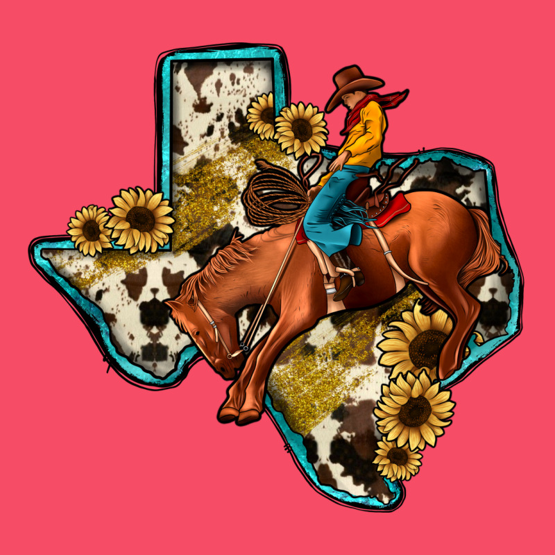 Rodeo Sunflower Texas Map Premium Sweatshirt by JahusDesignShop | Teevron