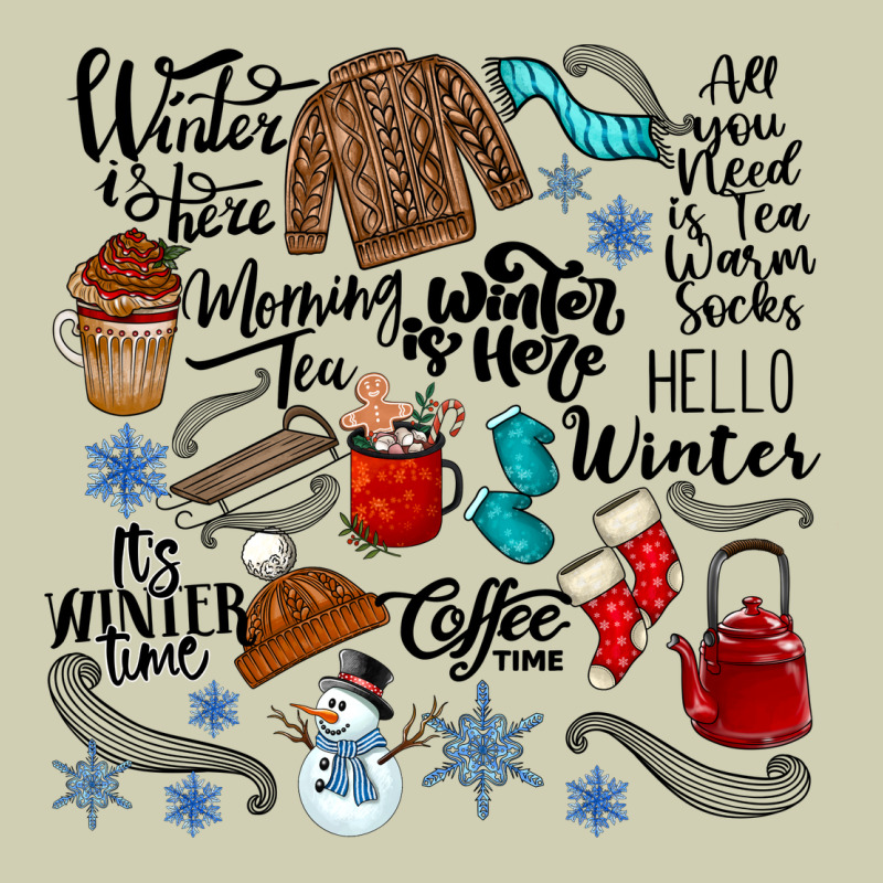 Winter Festive Essentials Heavy Core Tee by CowhideDigitalArt | Teevron