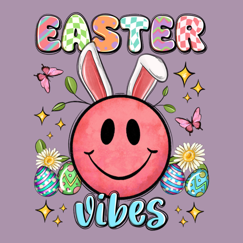 Easter Vibes Smiley Face Heavyweight Hoodie by Artiststas | Teevron