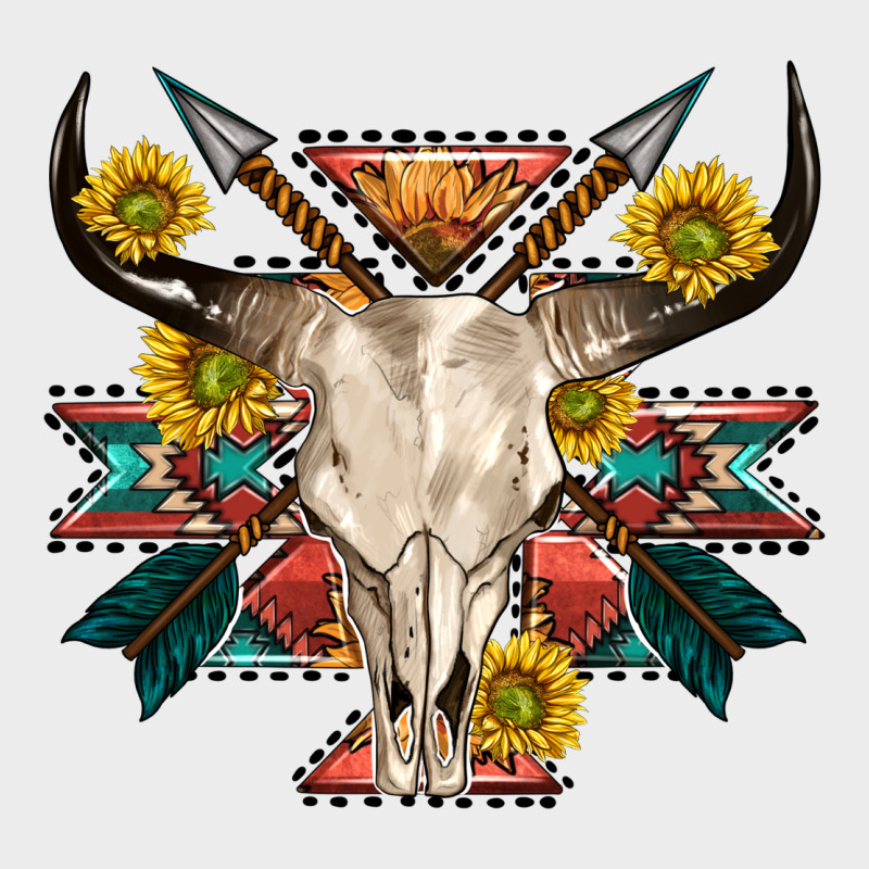 Aztec Western Bull Skull Urban Hoodie by NancyCooperArtShop | Teevron