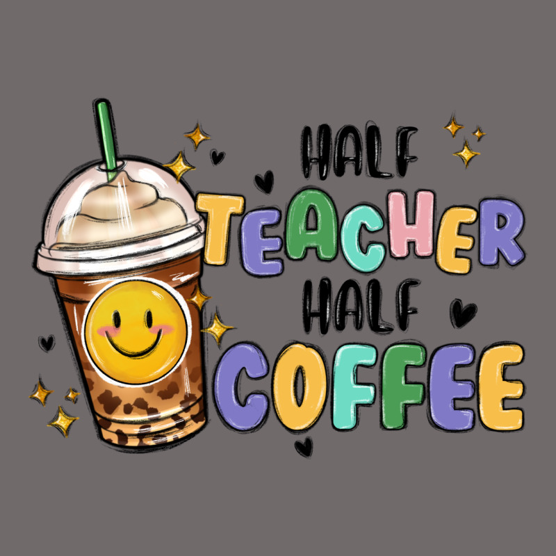 Half Teacher Half Coffee Urban Heavy Tee by MaliasSmallBusiness | Teevron