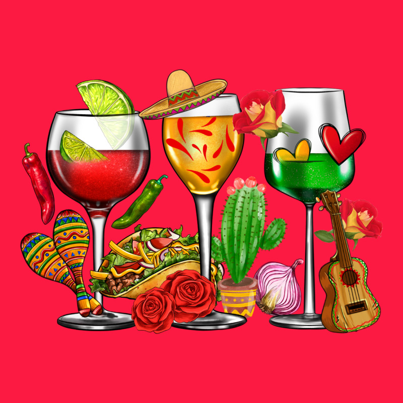 Mexico Wine Glasses Cups Zipper Hoodie by CTS Tumbler Store | Teevron
