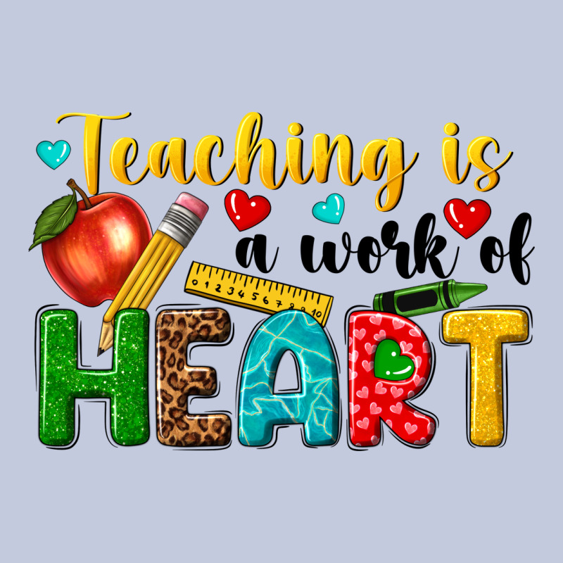 Teaching Is A Work Of Heart Tbw Long Sleeve Tee by texasbilliewilder | Teevron