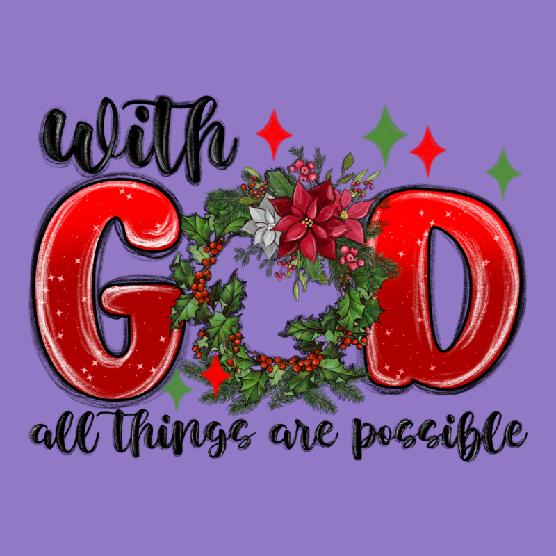 With God All Things Are Possible Urban Hoodie by MaliasSmallBusiness | Teevron