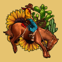 Rodeo Cowboy Sunflower Cactus Premium Sweatshirt | Teevron