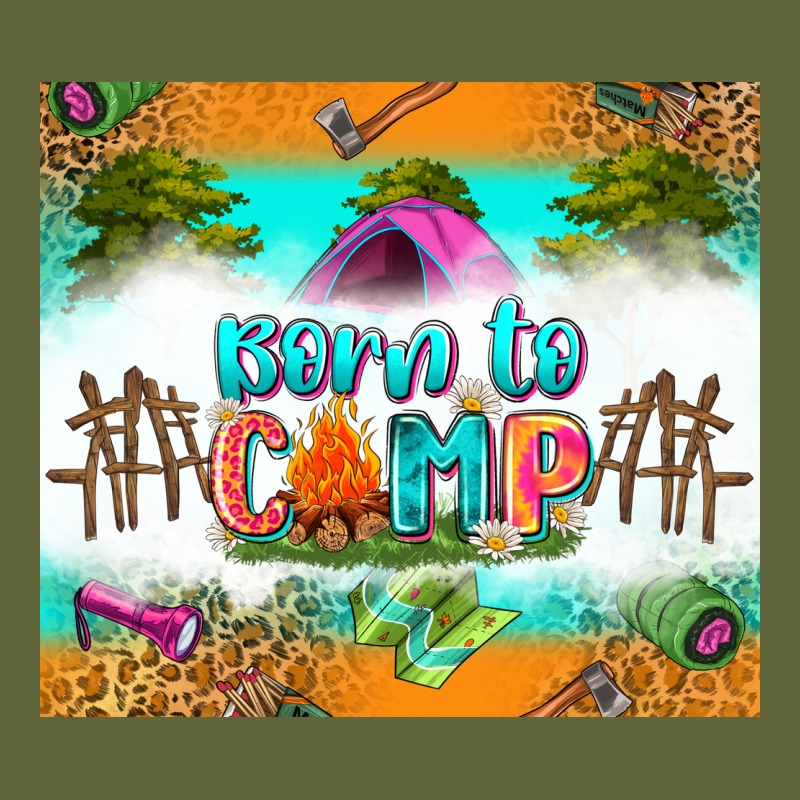 Born To Camp Classic Tee by Zillion Design Studio | Teevron