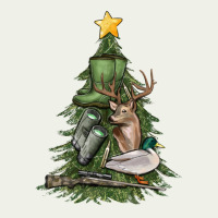 Hunting Christmas Tree Urban Heavy Tee | Teevron