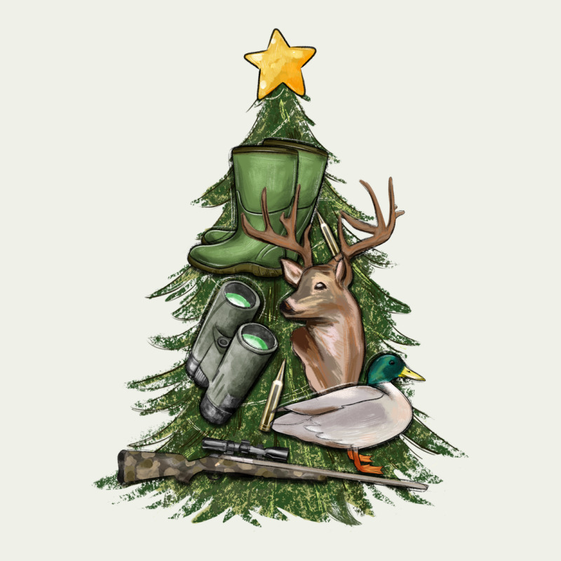 Hunting Christmas Tree Urban Heavy Tee by MaliasSmallBusiness | Teevron