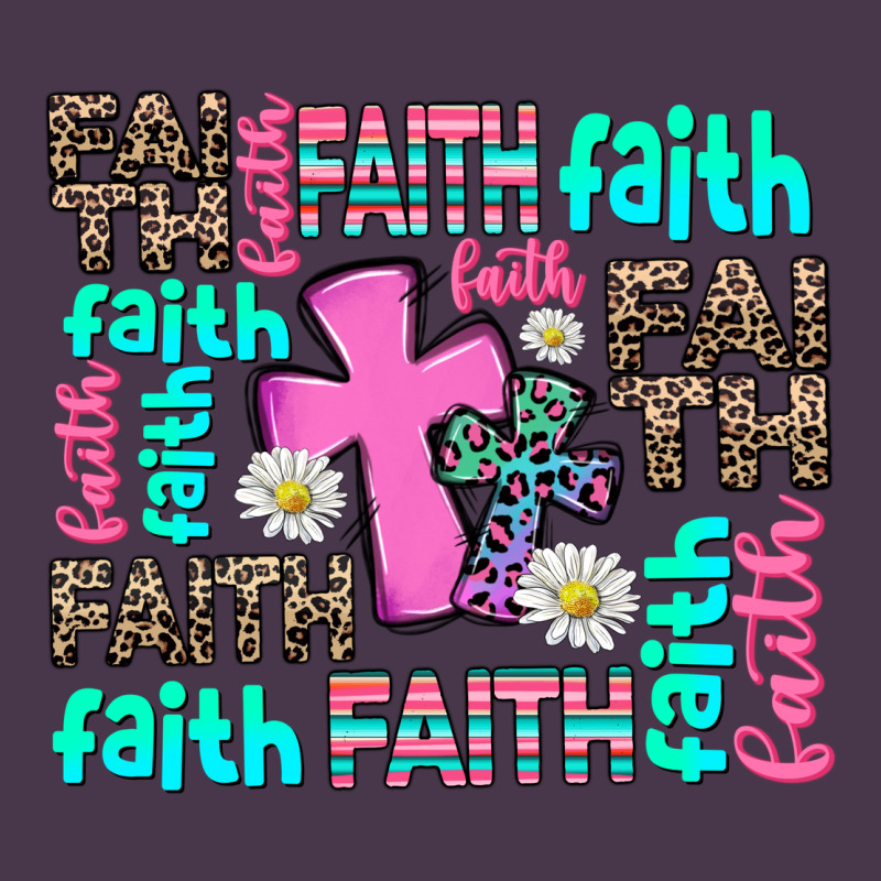 Faith With Cross Heavyweight Hoodie by AdoDesignShop | Teevron