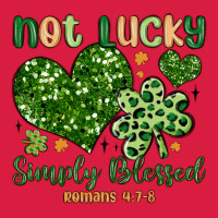 Not Lucky Simply Blessed Premium Hoodie | Teevron